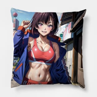 happy shizuka Pillow