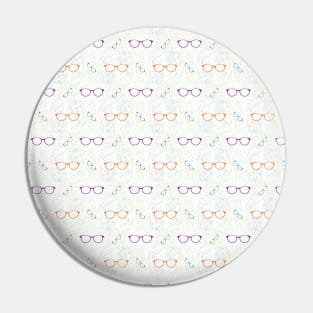 Glasses Pattern | 9 Colored Pin