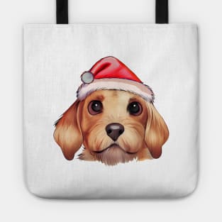 Funny Christmas Dog Tote