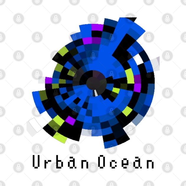 Mosaic Twist (Blue) by urbanoceandesigns