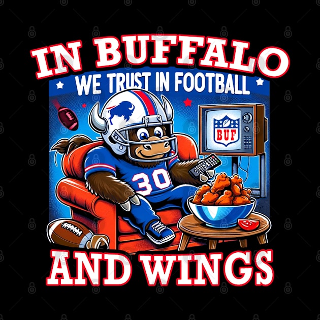 2023 Funny Buffalo Graphic Football Fan by FFFM