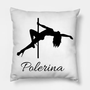 Polerina Pole Dancing Design Pillow