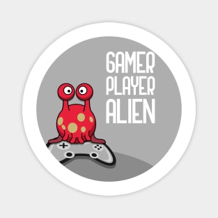 Gamer Player Alien Magnet