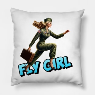 Fly Girl Pillow