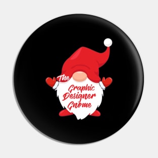 The Graphic Designer Gnome Matching Family Christmas Pajama Pin