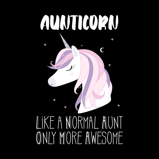 Aunticorn Aunt Awesome Unicorn by Foxxy Merch