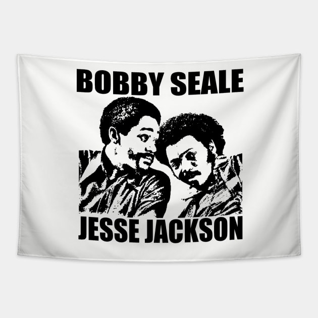 Bobby Seale and Jesse Jackson Tapestry by truthtopower