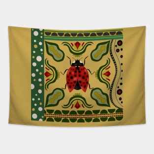 Colorful Ladybug Tapestry