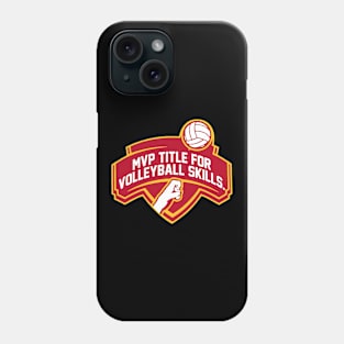 mvp title for volleyball skills Phone Case