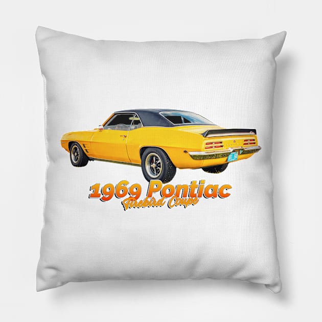 1969 Pontiac Firebird Coupe Pillow by Gestalt Imagery