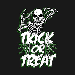 Scary Trick or Treat Skeleton T-Shirt