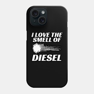 I Love The Smell Of Diesel Funny Car Racing Line Phone Case