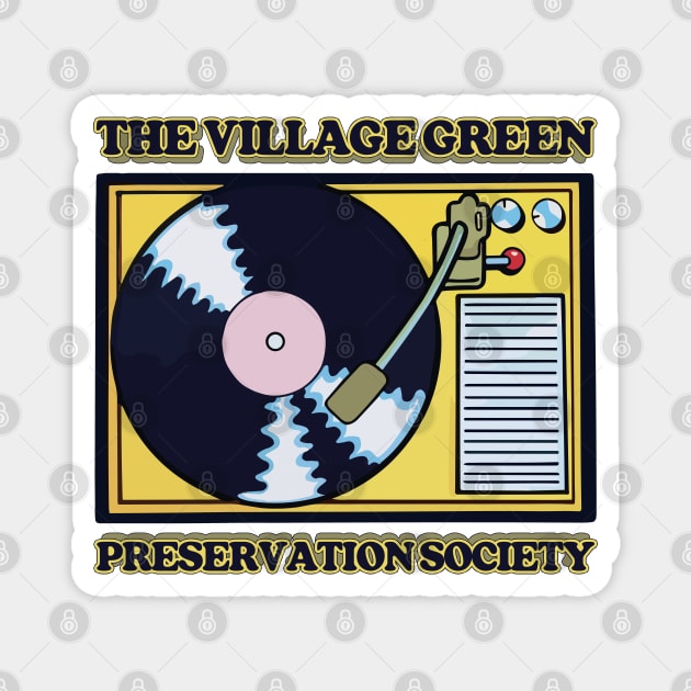 The Village Green Preservation Society Magnet by DankFutura