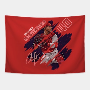 Willson Contreras St. Louis Stripes Tapestry