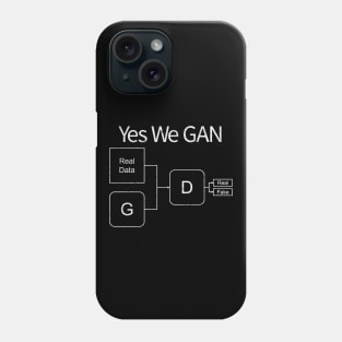 Yes We GAN: Deep Learning, AI, Artificial Neural Network Pun Phone Case