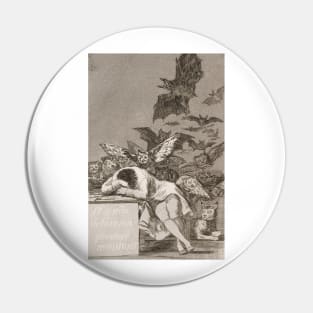 The Sleep of Reason Produces Monsters - Francisco Goya Pin
