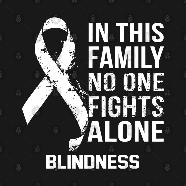 Blindness Awareness No One Fights Alone - Hope For A Cure by BoongMie