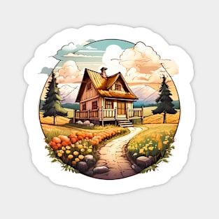 safe cottage Magnet