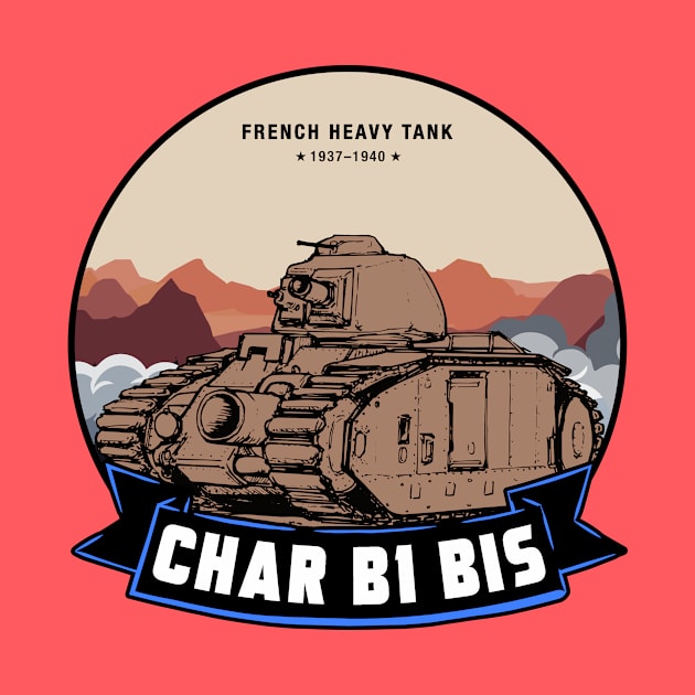 CHAR B1 bis by theanomalius_merch