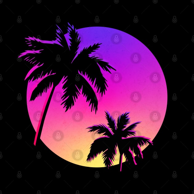 Retro Miami Vintage Aesthetic by iconicole