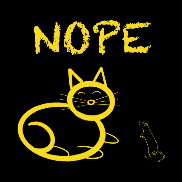 Nope not eating that mouse T-shirt by WelshDesigns