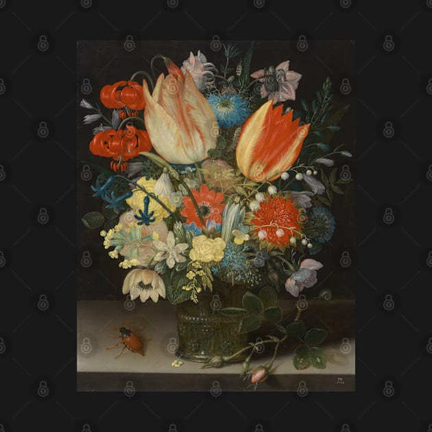 Still Life With Tulips - Peter Binoit Floral Painting by maxberube