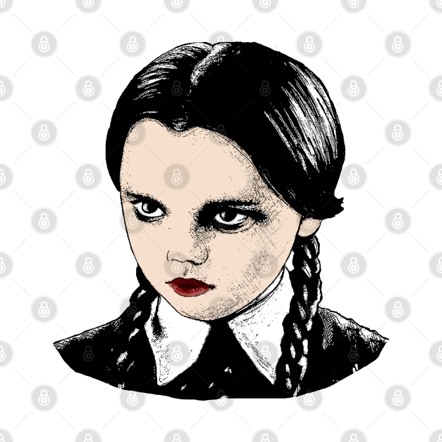 Discover Wednesday Addams 1 - Wednesday - Crewneck Sweatshirts