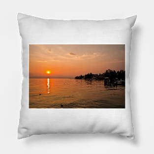 Spectacular Sirmione Sunset (2) Pillow