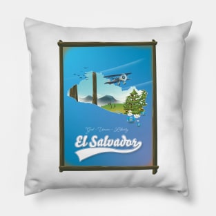 El Salvador travel map Pillow