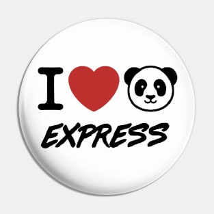 Wei Chen's I heart Panda Express (American born Chinese) Pin