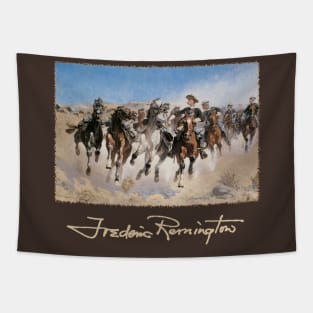 Cowboys by Frederic Remington Tapestry