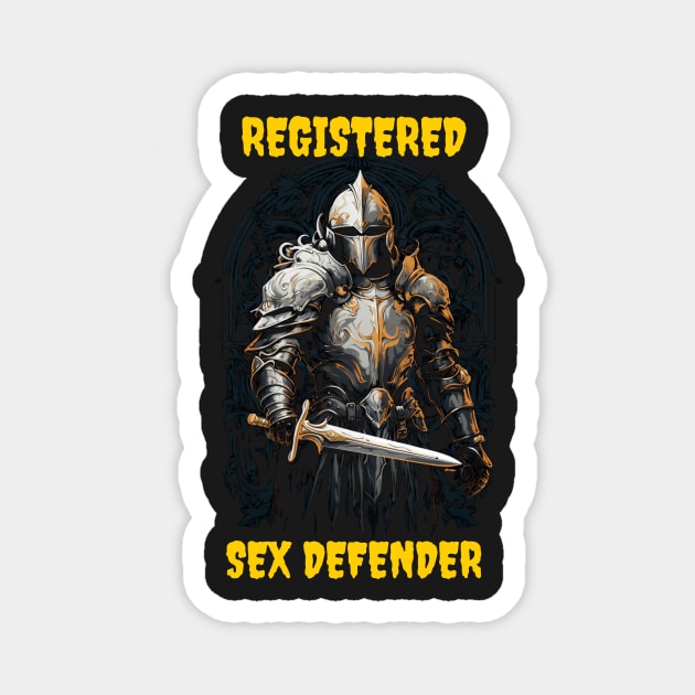 Registered Sex Defender Magnet by Popstarbowser