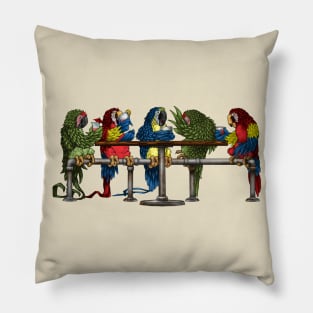 Drinking Birds Pillow