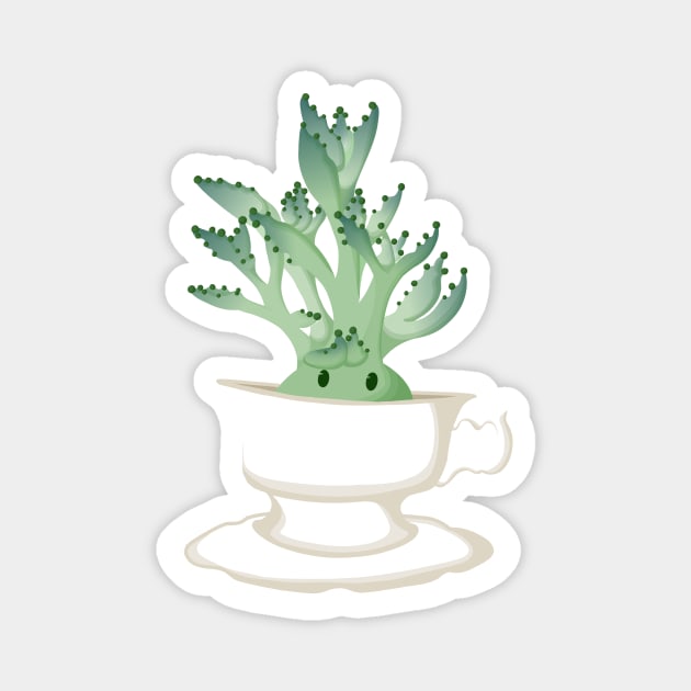 Cute Succulent Magnet by Pastel.Punkk