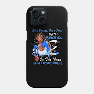 Punch You in the Face JUVENILE ARTHRITIS WARRIOR Phone Case