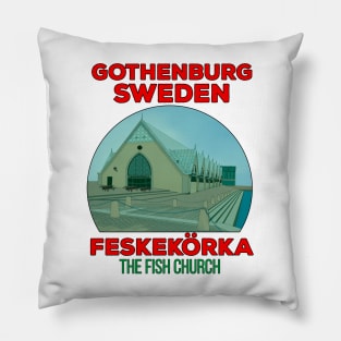 Fish Church Gothenburg Sweden Pillow