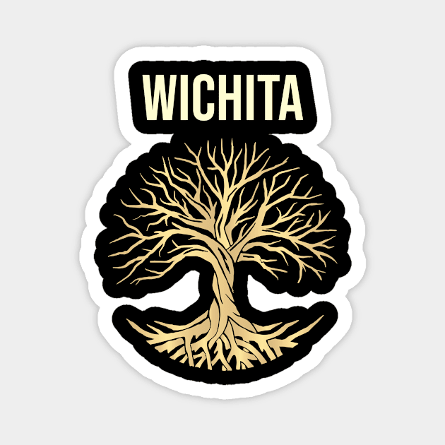 Tree Of Life City Wichita Magnet by flaskoverhand