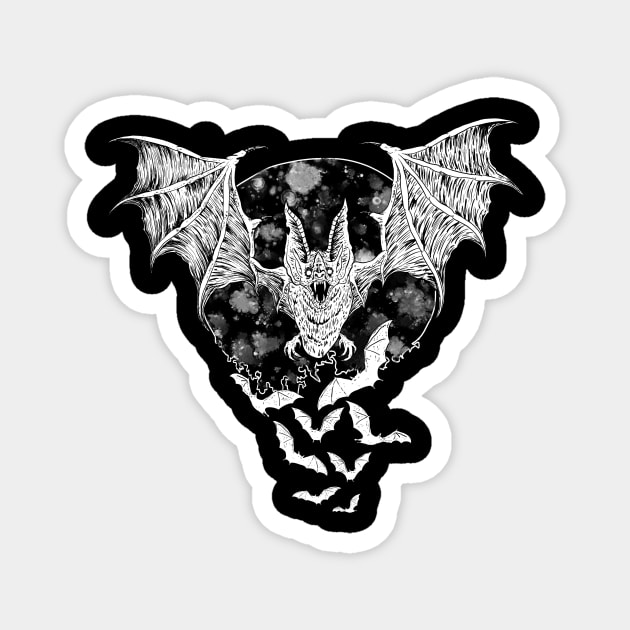 Vampire Bat Magnet by MysticMoonVibes