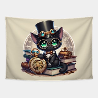 Steampunk Cat - Made by AI Tapestry