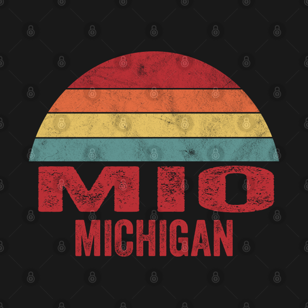 Retro Vintage Mio Michigan Mio Michigan TShirt TeePublic