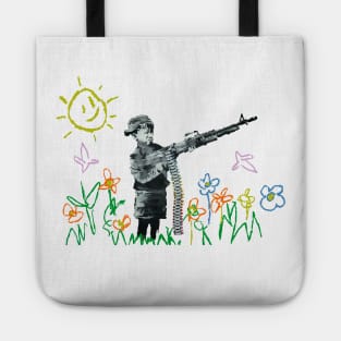 BANKSY Child Soldier Tote