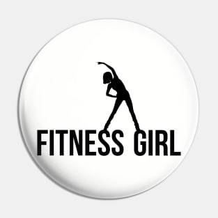 Fitness Girl Pin