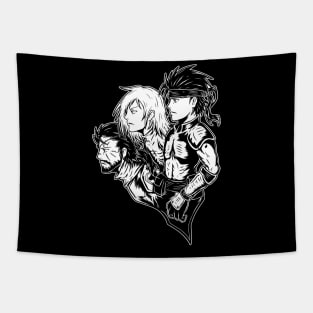 NOMURA SNAKES white Tapestry