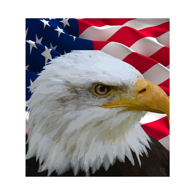 Bald Eagle (Patriotic) by Victorious Maximus