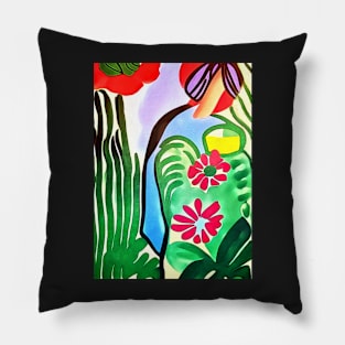 In the flower garden, motif 3 Pillow