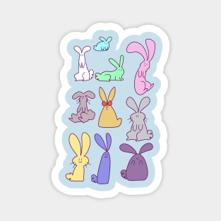 Pastel Bunnies! Magnet