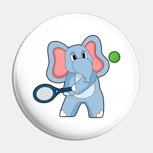 Elephant Tennis Tennis racket Sports Pin
