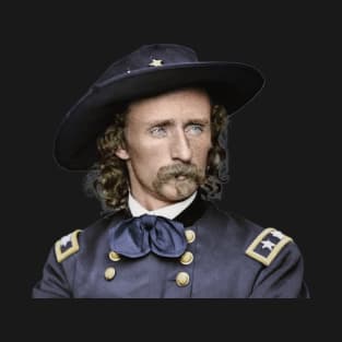 General George Armstrong Custer - Colorized T-Shirt