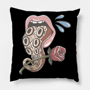 tentacle mouth Pillow