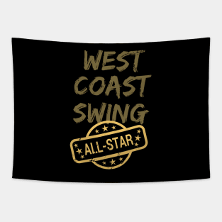 west coast swing all star Tapestry